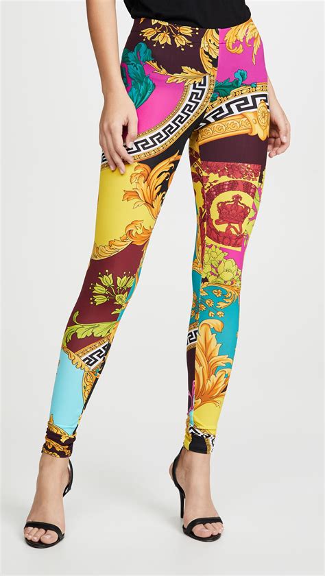 versace indian leggings|versace leggings set sale.